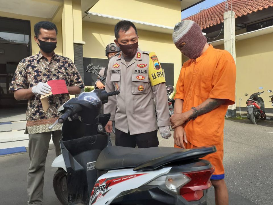 Curanmor, kebumen, sepatu, polres kebumen