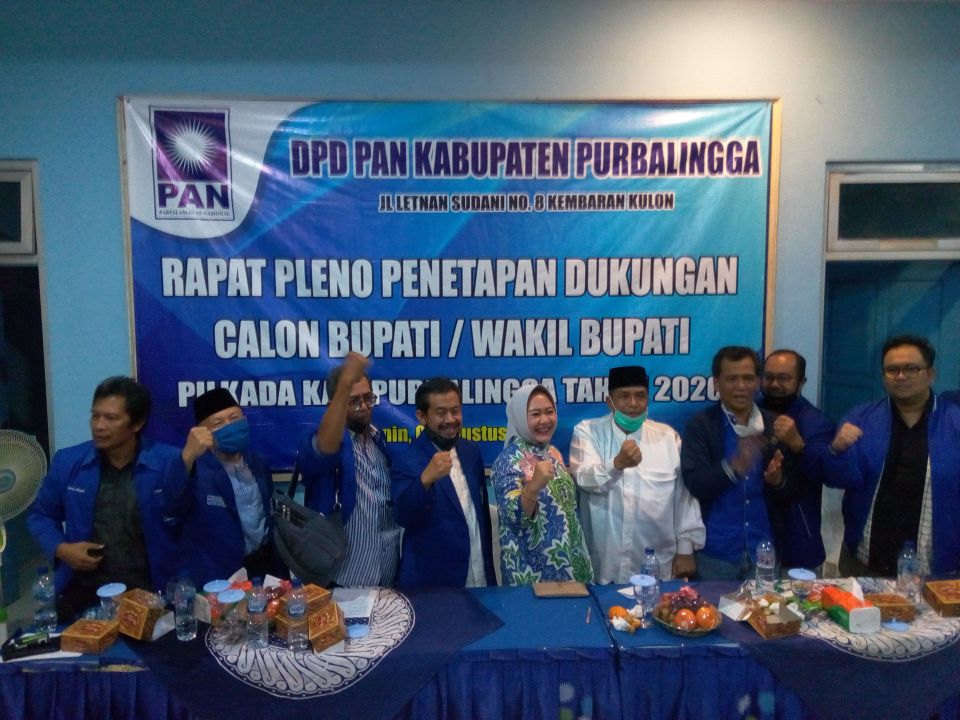 Pilkada 2020, pilkada purbalingga, petahana, PAN