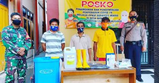 Posko PPKM mikro Desa Bedagas Kecamatan Pengadegan