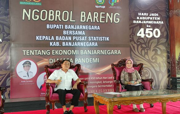 Acara ngobrol bareng Bupati Banjarnegara dan Kepala BPS di peringatan Hari Jadi Banjarnegara ke 450