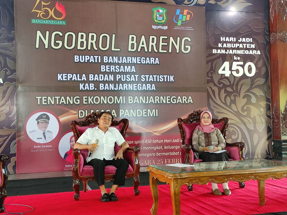 Acara ngobrol bareng Bupati Banjarnegara dan Kepala BPS di peringatan Hari Jadi Banjarnegara ke 450
